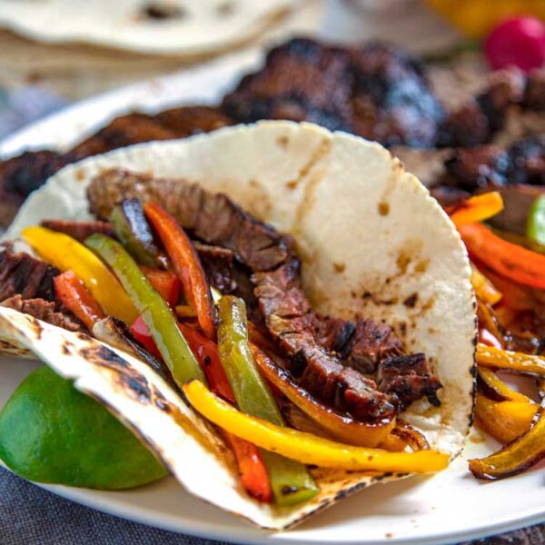 Grilled Steak Fajitas square
