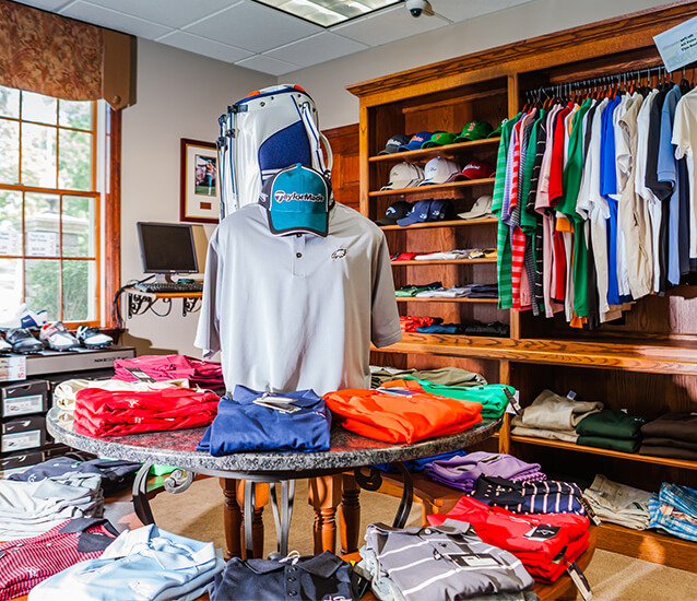 golf shop merchandise