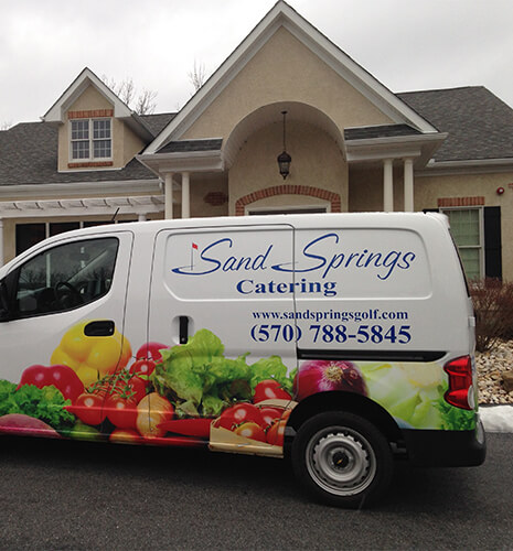 sand springs catering van