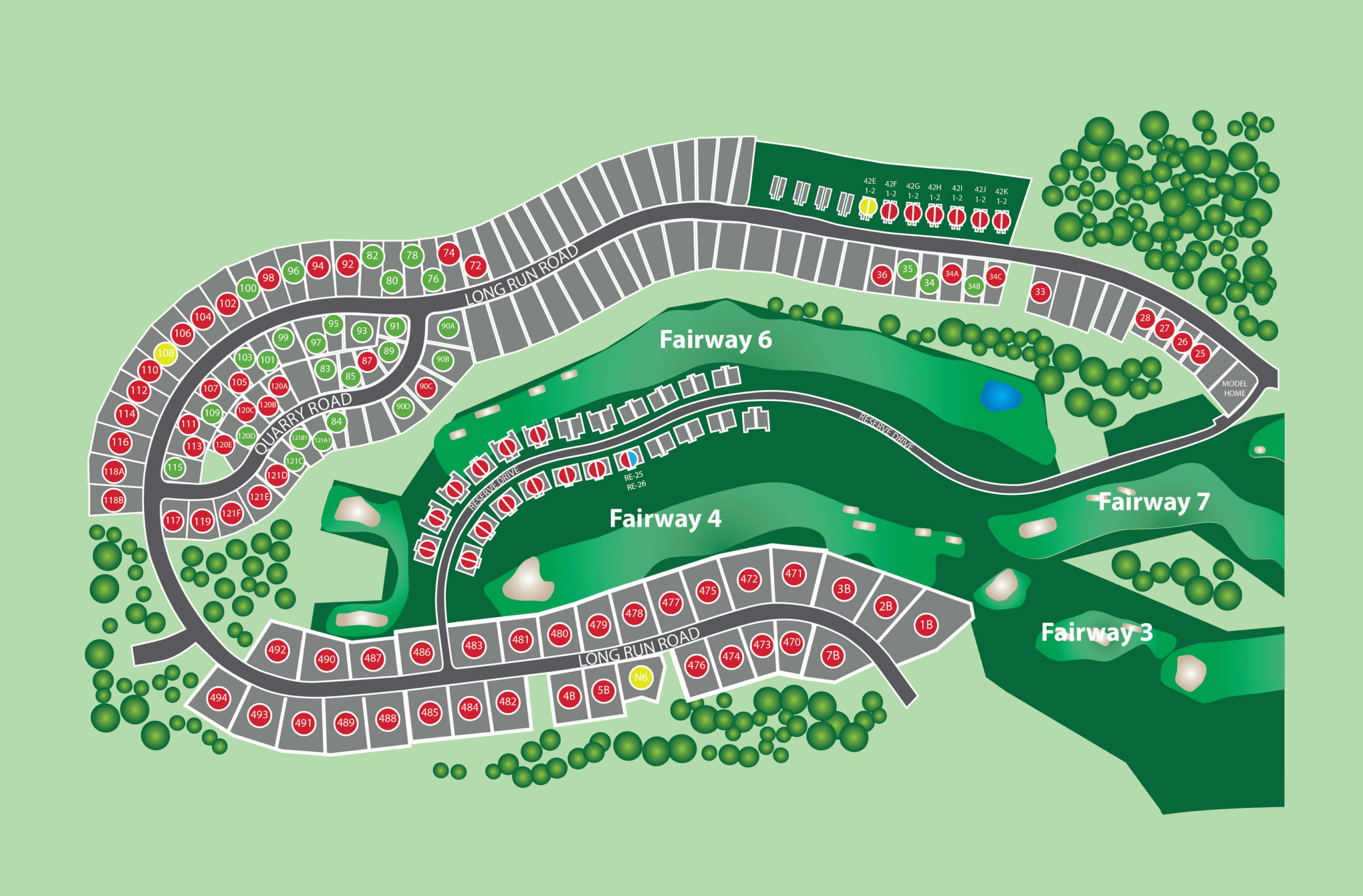 sand springs map