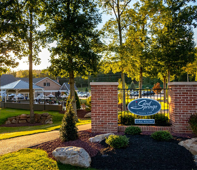 sand springs sign exterior