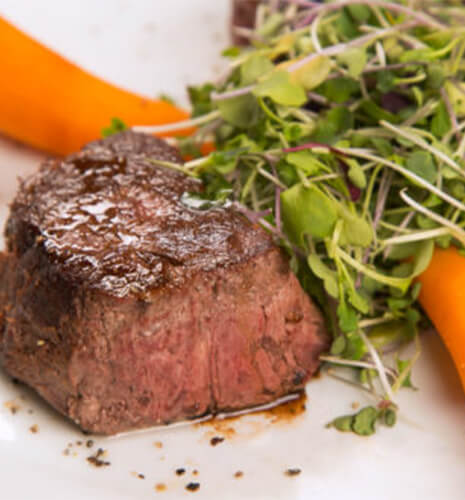 steak carrots