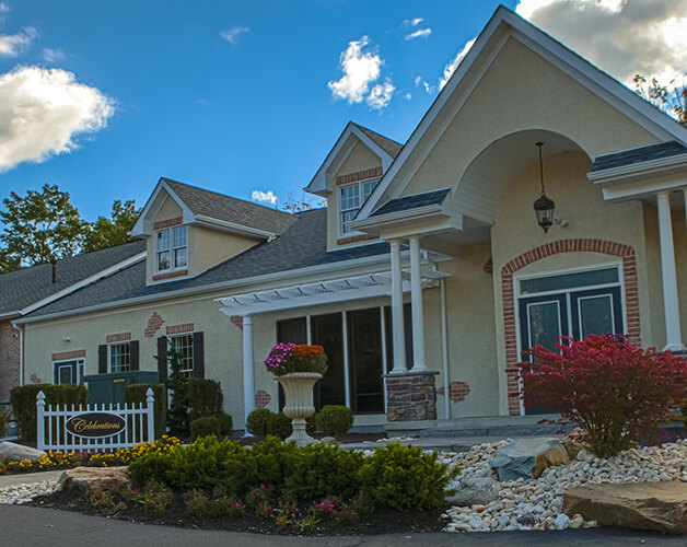 exterior front celebrations building