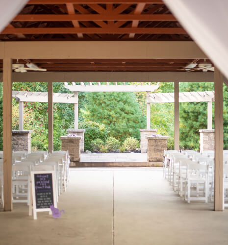 gardens outdoor pavillion aisle