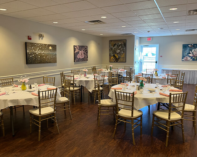 magnolia event room tables