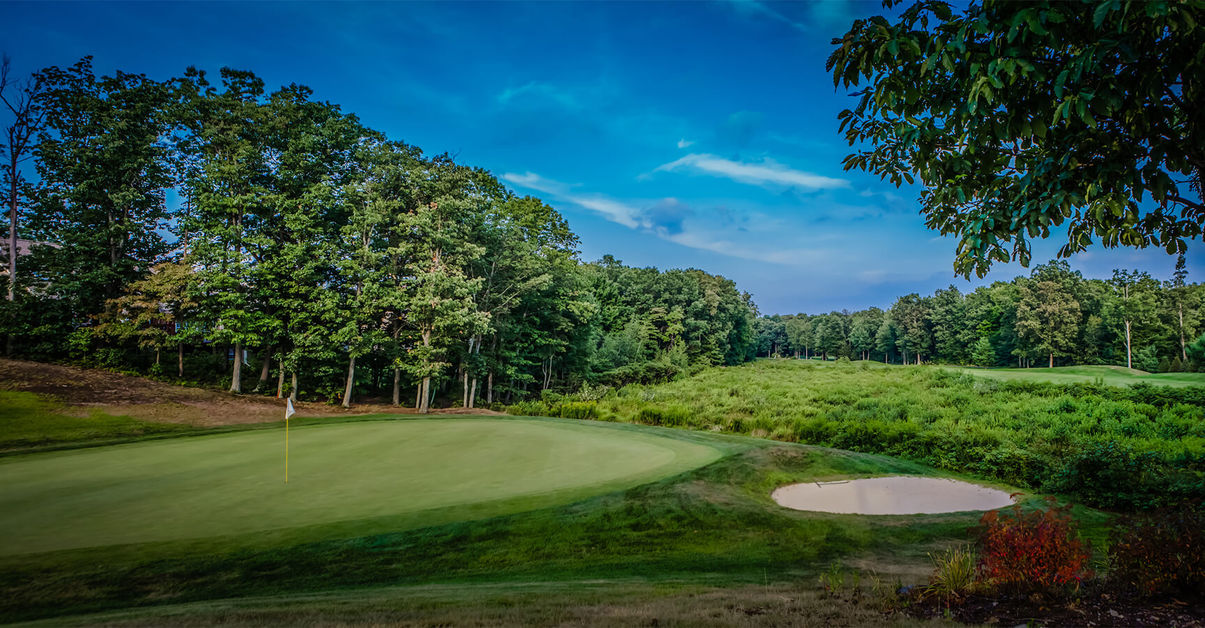 outdoor golf course green