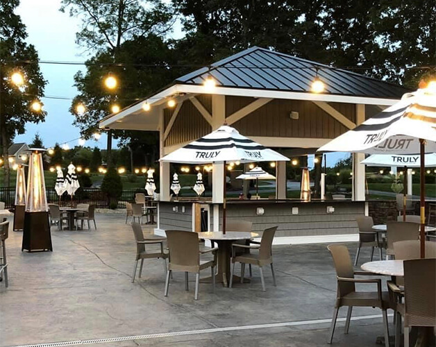 patio outdoor tables bar