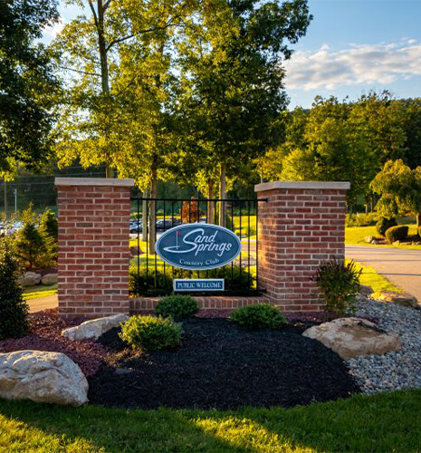 sand springs exterior sign